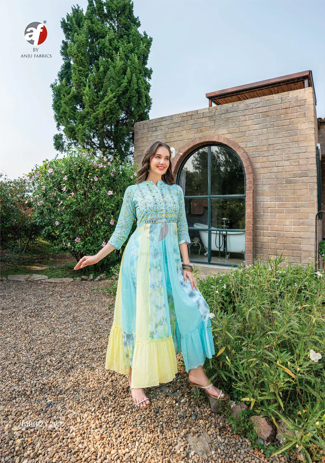 Breezy Vol 2 By Af Pure Mal Cotton Party Wear Kurti With Bottom Wholesale Shop In Surat